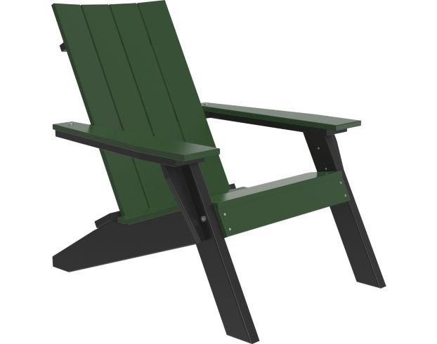 Amish Outdoors Adirondack Urban Chair Green/Black large image number 1