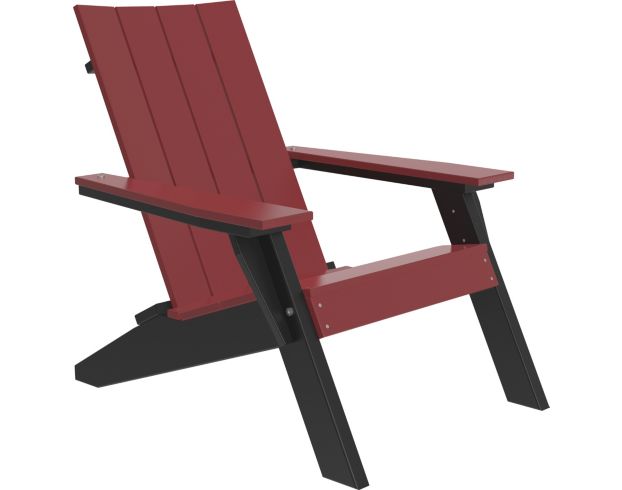 Amish Outdoors Adirondack Urban Chair Cherrywood/Black large image number 1