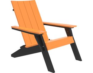 Amish Outdoors Adirondack Urban Chair Tangerine/Black