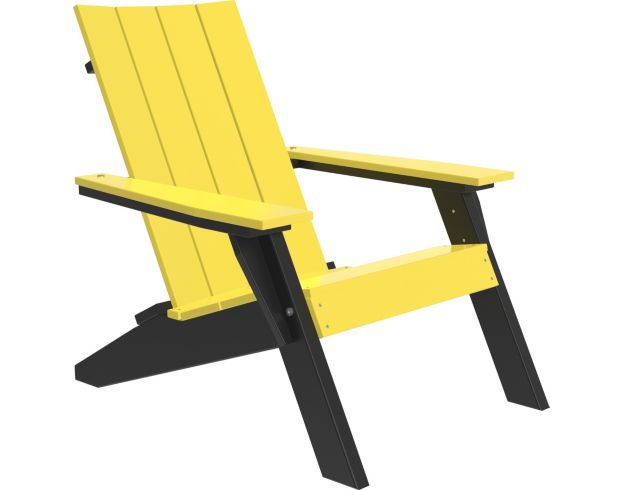 Amish Outdoors Adirondack Urban Chair Yellow/Black large image number 1