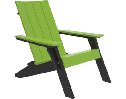 Amish Outdoors Urban Lime/Black Adirondack Chair