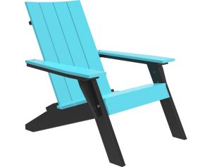 Amish Outdoors Adirondack Urban Chair Aruba Blue/Black