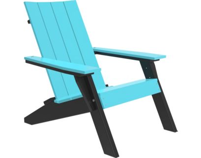 Amish Outdoors Urban Aruba/Black Adirondack Chair