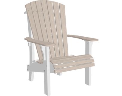 Amish Outdoors Royal Birch/White Tall Adirondack Chair