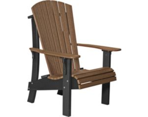 Amish Outdoors Adirondack Royal Chair Mahogany/Black