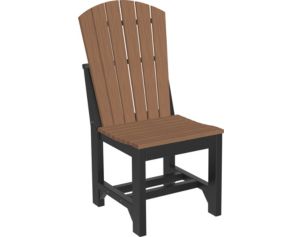 Amish Outdoors Island Adirondack Side Chair Mahogany/Black