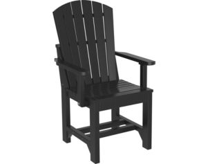 Amish Outdoors Island Adirondack Arm Chair Black