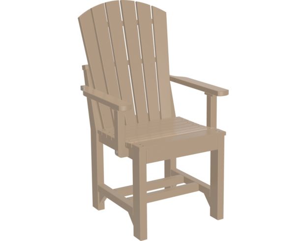 Amish Outdoors Island Adirondack Arm Chair Weatherwood large image number 1