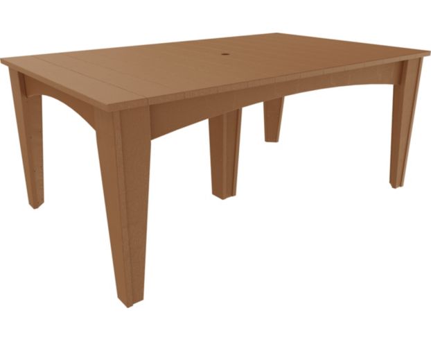 Amish Outdoors Island Rectangle Dining Table large image number 1