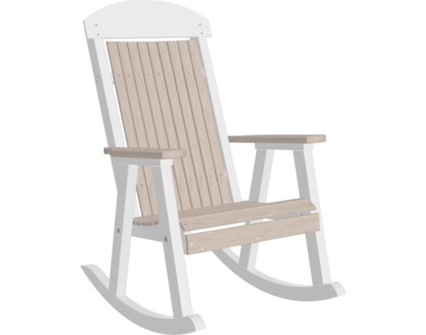 Amish Outdoors Grandpa Porch Rocker Birch/White large image number 1