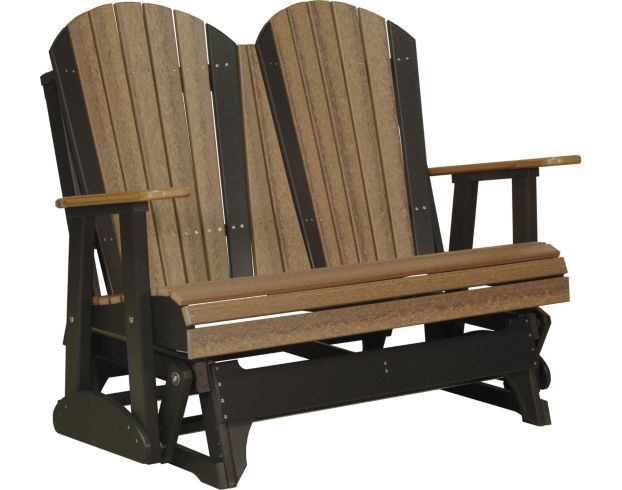 Amish Outdoors Adirondack Deluxe Outdoor Glider Loveseat large image number 1