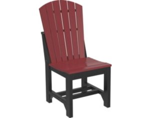 Amish Outdoors Island Adirondack Side Chair Cherrywood/Black