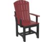 Amish Outdoors Island Adirondack Arm Chair Cherrywood/Black small image number 1