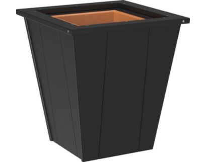 Amish Outdoors Elite 18-Inch Black Planter