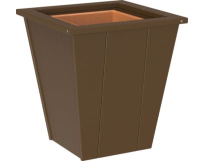 Amish Outdoors Elite 18-Inch Chestnut Planter