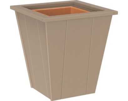 Amish Outdoors Elite 18-Inch Weatherwood Planter