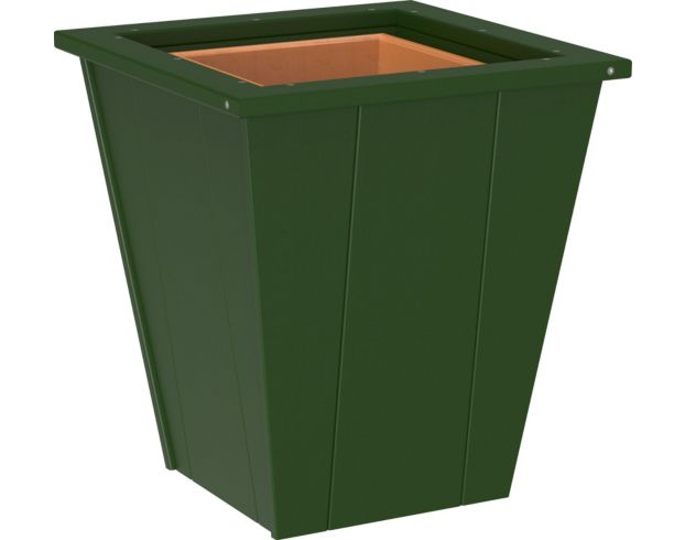 Amish Outdoors 18" Green Planter large image number 1