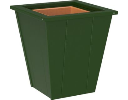 Amish Outdoors Elite 18-Inch Green Planter