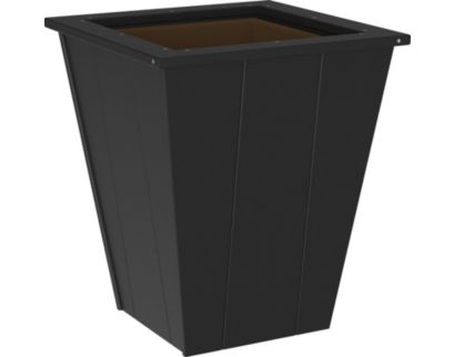 Amish Outdoors Elite 22-Inch Black Planter