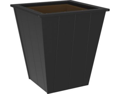 Amish Outdoors Elite 26-Inch Black Planter