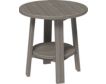 Amish Outdoors Deluxe Coastal Gray 22-Inch Round Side Table small image number 1