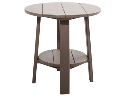 Amish Outdoors Deluxe 22-Inch Weatherwood Side Table