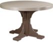Amish Outdoors Weatherwood and Brown 4-Foot Round Dining Table small image number 1