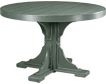 Amish Outdoors Green 4-Foot Round Dining Table small image number 1