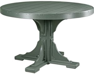 Amish Outdoors Green 4-Foot Round Dining Table