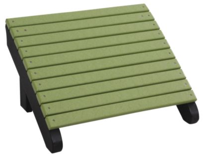 Amish Outdoors Deluxe Lime/Black Adirondack Chair Footrest