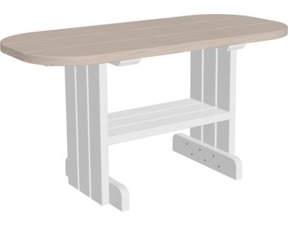 Amish Outdoors Deluxe Birch/White Adirondack Coffee Table