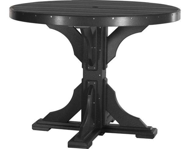 Amish Outdoors Black 4-Foot Round Counter Table large image number 1