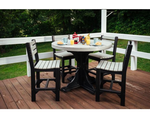 Amish Outdoors Black 4-Foot Round Counter Table large image number 2