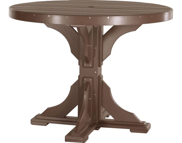 Amish Outdoors Chestnut 4-Foot Round Counter Table large image number 1