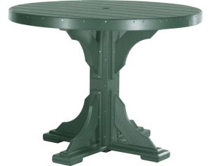 Amish Outdoors Green 4-Foot Round Counter Table