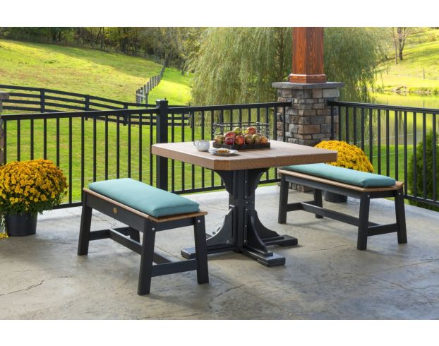 Amish Outdoors Luxcraft 41" Cafe Dining Bench large image number 2