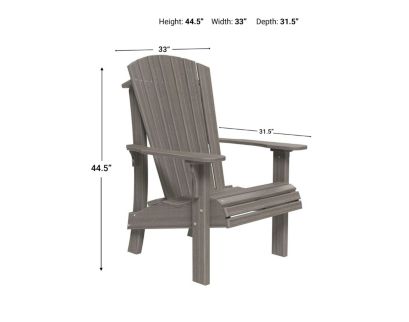 Amish Outdoors Royal Coastal Gray Tall Adirondack Chair