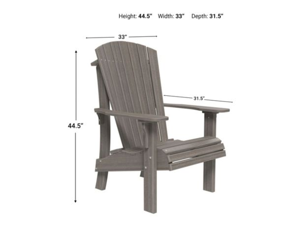 Amish Outdoors Royal Coastal Gray Tall Adirondack Chair large image number 2