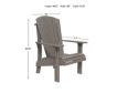 Amish Outdoors Royal Coastal Gray Tall Adirondack Chair small image number 2