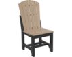 Amish Outdoors Island Adirondack Side Chair Weatherwood/BLK small image number 1
