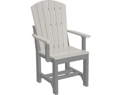 Amish Outdoors Island Gray/Slate Adirondack Arm Chair