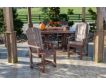 Amish Outdoors Island Adirondack Arm Chair Dove Gray/Slate small image number 2