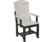 Amish Outdoors Island Adirondack Arm Chair Dove Gray/Black small image number 1