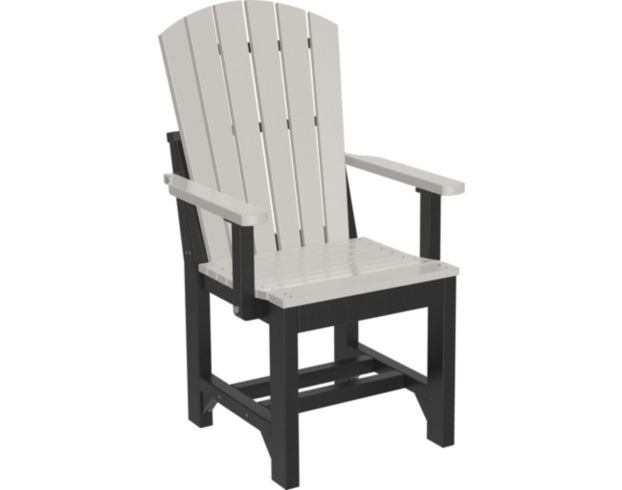 Amish Outdoors Island Adirondack Arm Chair Dove Gray/Black large image number 1