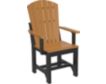 Amish Outdoors Island Adirondack Arm Chair Cedar/Black small image number 1