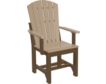 Amish Outdoors Island Adirondack Arm Chair Weatherwood/Chestnut small image number 1