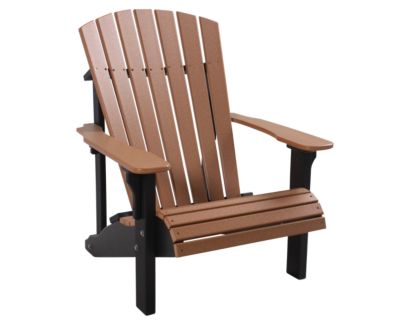 Amish Outdoors Deluxe Cedar/Black Adirondack Chair