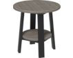 Amish Outdoors Deluxe 22-Inch Coastal Gray/Black Side Table small image number 1