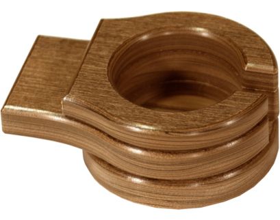 Amish Outdoors Adirondack Antique Mahogany Stationary Cup Holder