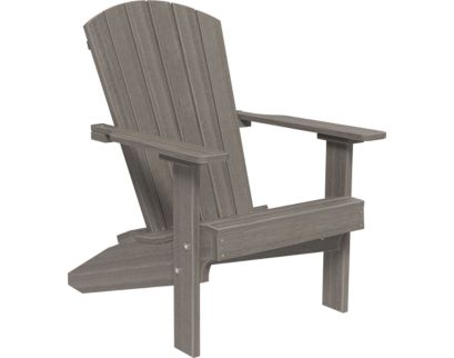 Amish Outdoors Lakeside Coastal Gray Adirondack Chair